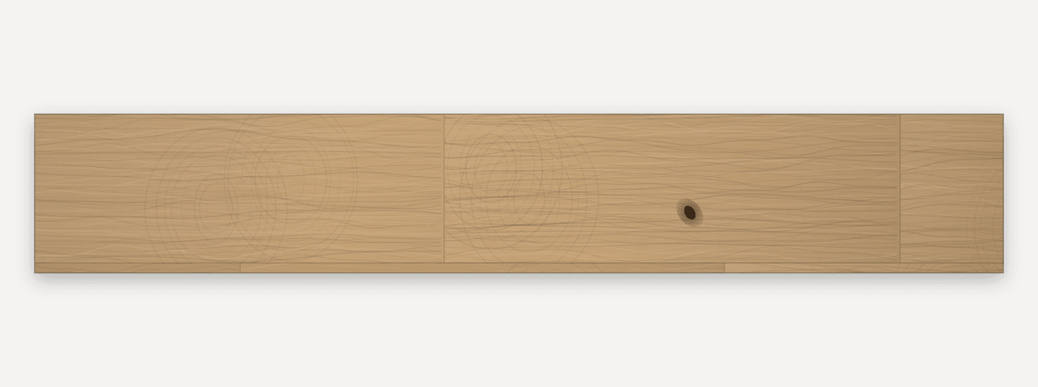 Oak EU Rustic White – plank